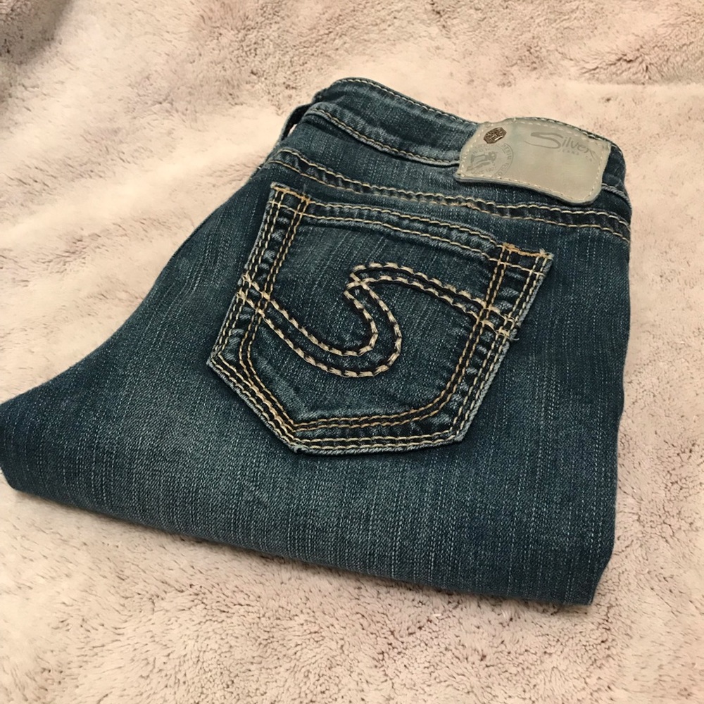 Silver Jeans Co Aiko Mid Capri size 29